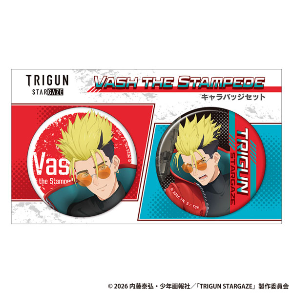 TRIGUN STAMPEDE　トライガンスタンピード　キャラバッジコレクション AmiAmi [Character & Hobby Shop] | TRIGUN STARGAZE Chara Badge Set