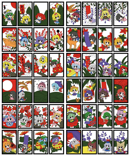 AmiAmi [Character & Hobby Shop] | Touhou Project Hanafuda(Released)