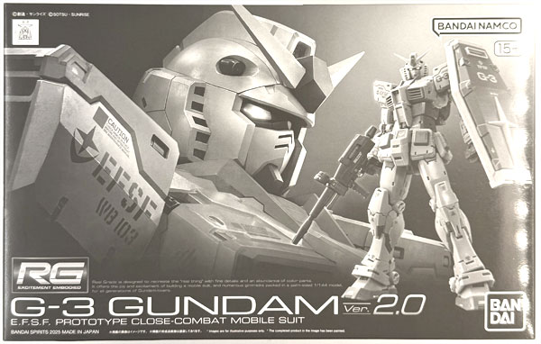 BANDAI SPIRITS RG 1/144 G-3 Gundam Ver.2.0 Plastic Model (Hobby Online Shop Exclusive) hình ảnh 1