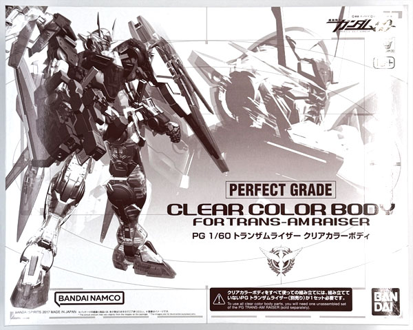 BANDAI SPIRITS PG 1/60 Trans-am Raiser Clear Color Body Plastic Model (Hobby Online Shop Exclusive) รูปภาพ 1