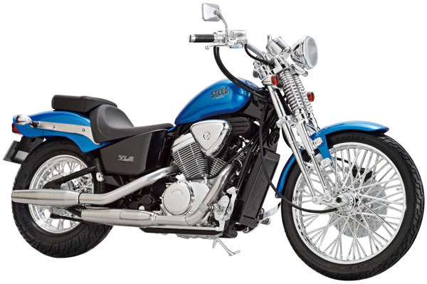 Aoshima The Bike No.19 1/12 Honda NC37 Steed VLS '98 Plastic Model รูปภาพ 1