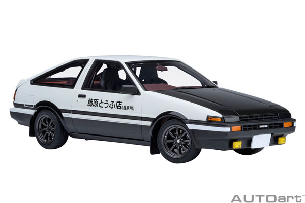AUTOart トヨタ スプリンター トレノ Initial D 1/18 AUTOart 1/18 トヨタ スプリンター トレノ (AE86) 「頭文字 D」 “プロジ