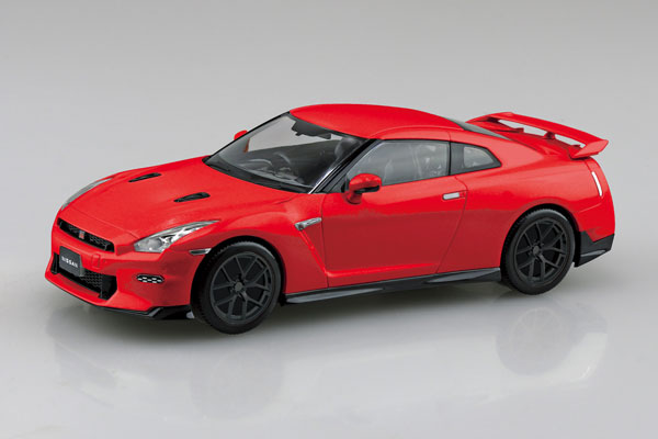 RakuPla Snap Kit No.03CU-RD Nissan R35 NISSAN GT-R 2024 Custom Wheel (Red) Plastic Model