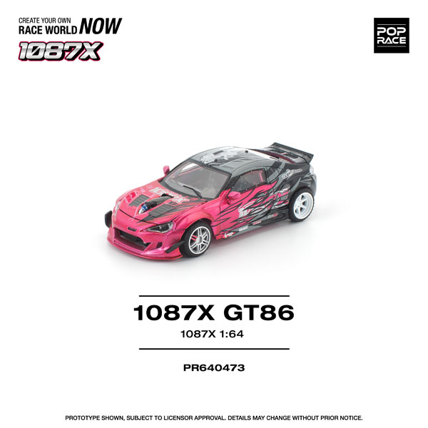 POP RACE 1/64 1087X GT86