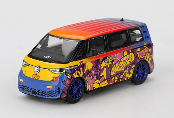 MINI GT 1/64 Volkswagen ID. Buzz KW/BBS (Left-hand Steering)
