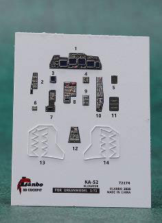 か*☆様 ステルス3WDI7X AmiAmi [Character & Hobby Shop] | 1/72 Ka-52 Interior 3D Decals