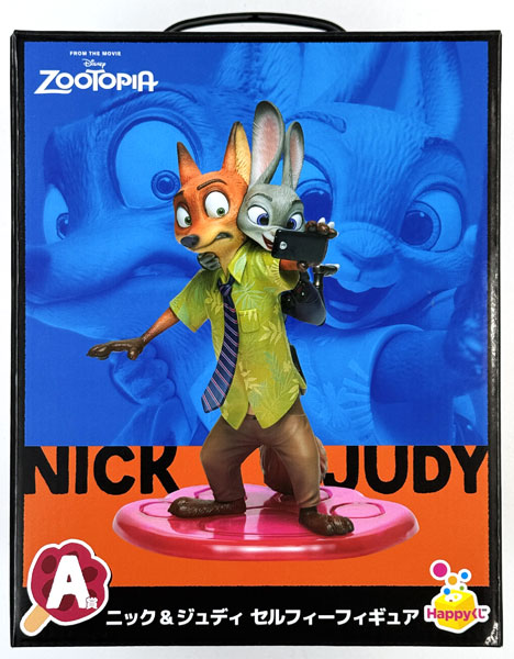 Sunny Side Up Happy Kuji Zootopia A Prize -Nick & Judy Selfie Figure (Game-prize) รูปภาพ 1