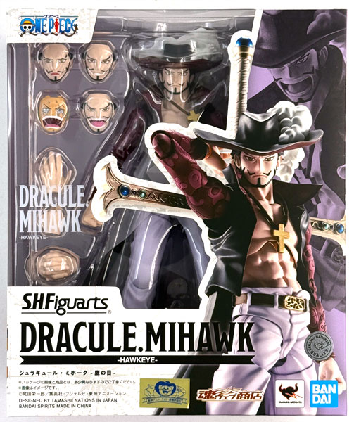 BANDAI SPIRITS S.H.Figuarts ONE PIECE Dracule Mihawk -Hawk-Eyes- (Tamashii Web Shoten Exclusive) รูปภาพ 1