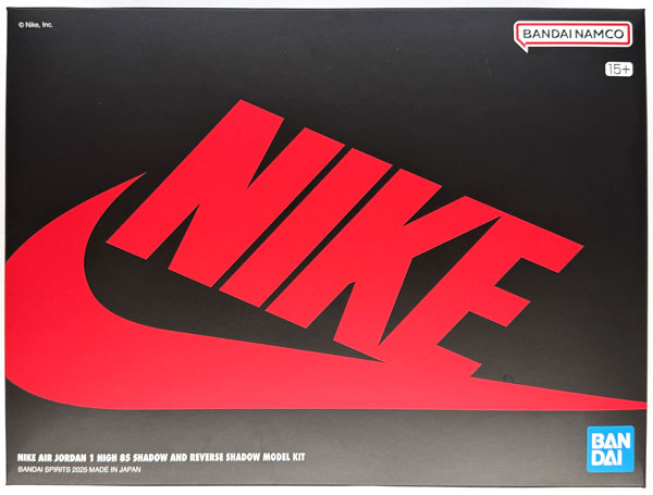 BANDAI SPIRITS NIKE AIR JORDAN 1 HIGH 85 SHADOW AND REVERSE SHADOW MODEL KIT Plastic Model (Hobby Online Shop Exclusive) รูปภาพ 1