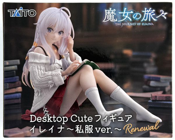 Taito Wandering Witch: The Journey of Elaina Desktop Cute Figure Elaina -Casual Wear ver.- Renewal (Game-prize) รูปภาพ 1