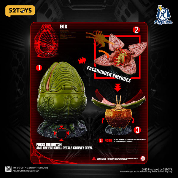 52TOYS FIGLITE ゼノモーフエッグ