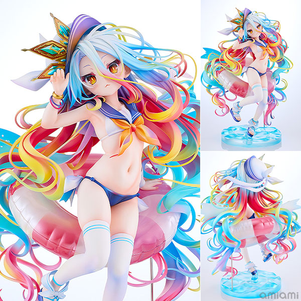 No Game No Life Shiro: Sailor-Style Swimsuit Ver. 1/7 Complete Figure(Pre-order)