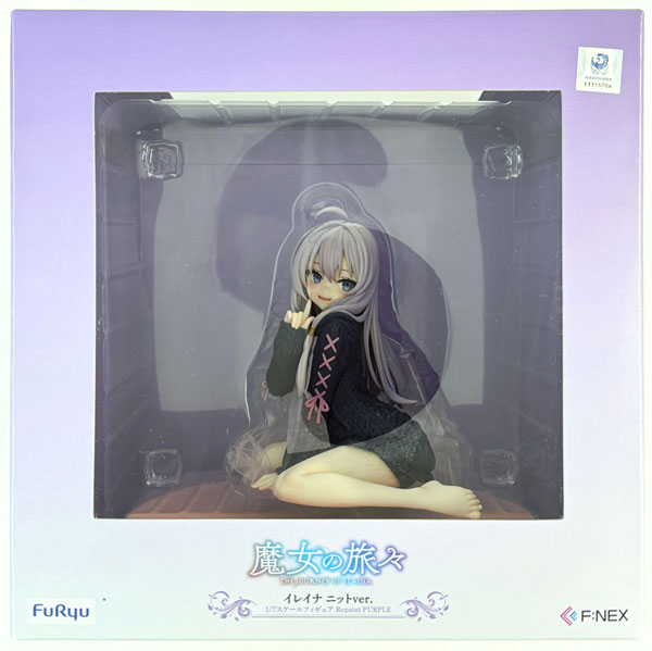 FURYU Wandering Witch: The Journey of Elaina Elaina Knitted ver. Repaint PURPLE 1/7 Complete Figure (FURYU HOBBY MALL Exclusive) รูปภาพ 1