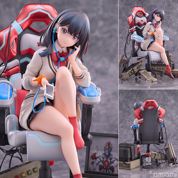 FURYU SSSS.GRIDMAN Rikka Takarada Gaming Chair ver. 1/7 Complete Figure
