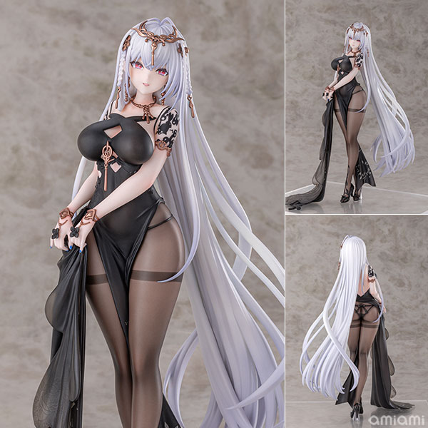 AniGame ｱｽﾞｰﾙﾚｰﾝ ｴﾑﾃﾞﾝ 水月のﾘﾁｪﾙｶｰﾚVer. 1/6ｽｹｰﾙ塗装済完成品ﾌｨｷﾞｭｱ(黒)