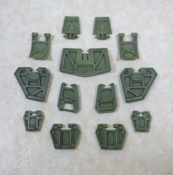 装甲騎兵ﾎﾞﾄﾑｽﾞ ﾚｼﾞﾝｷｬｽﾄ製組立ｷｯﾄ 1/24ｽｺｰﾌﾟﾄﾞｯｸﾞ用 ﾊｲﾃﾞｨﾃｰﾙ ｽｶｰﾄ･ｱｰﾏｰｷｯﾄ