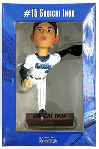 Yokohama DeNA Baystars Bobblehead Doll Yokohama DeNA BayStars #15 SHOICHI INOH รูปภาพ 1
