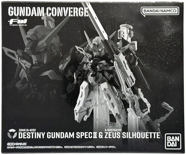 Bandai FW GUNDAM CONVERGE Destiny Gundam SpecII & Zeus Silhouette (CANDY TOY) (Candy Online Shop Exclusive) รูปภาพ 1