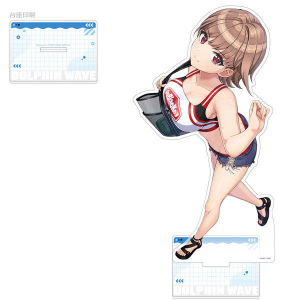 AmiAmi [Character & Hobby Shop] | Dolphin Wave Jumbo Acrylic Stand