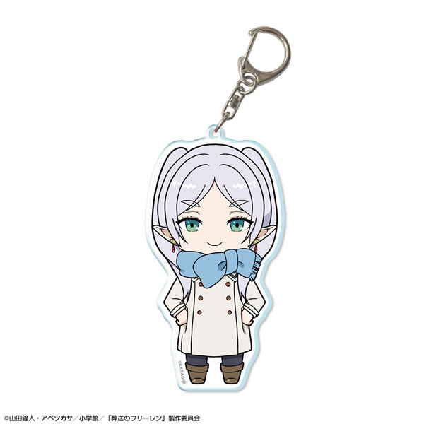 License Agent TV Anime "Frieren: Beyond Journey's End" Big Acrylic Keychain Ver.2 Design 03 (Frieren /C) รูปภาพ 1