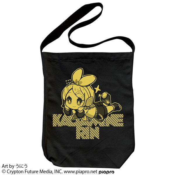 COSPA Kagamine Rin Shoulder Tote Bag Uniu Ver. /BLACK รูปภาพ 1