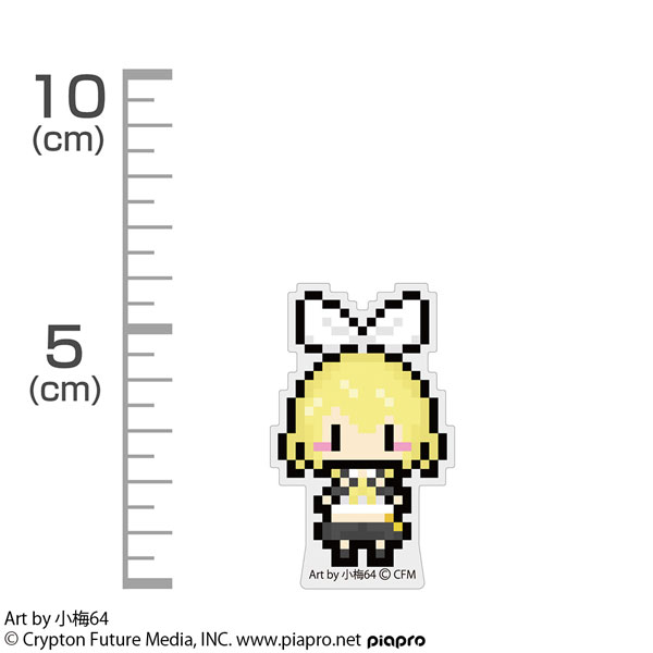 COSPA Kagamine Rin Acrylic Block Figure Koume 64 Ver. รูปภาพ 1