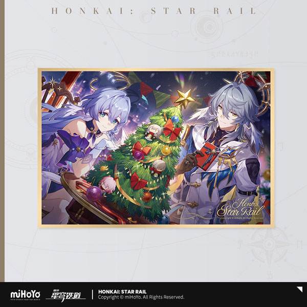 miHoYo Honkai: Star Rail Seikai Keiga Series PET Shikishi Konya no Hoshizora to Roka wa Watashitachi no Uta wo Oboeteirudarou รูปภาพ 1