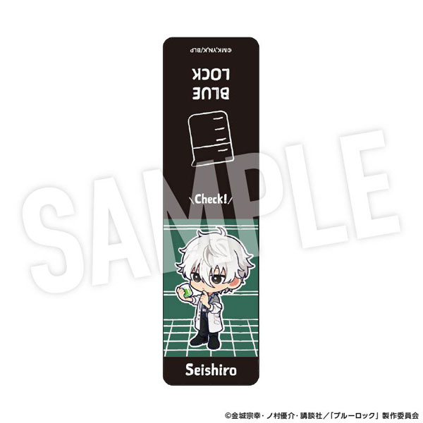 Bluelock Bookmark-shaped Magnet Study Chibi (Seishirou Nagi)