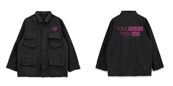 Girls Band Cry Togenashi Togeari Fatigue Jacket /BLACK-XL