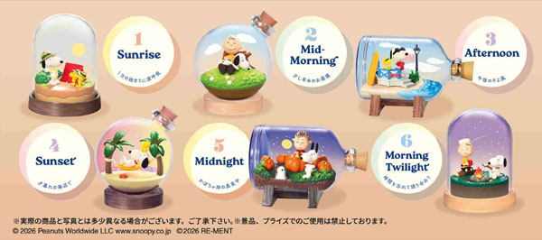 AmiAmi [Character & Hobby Shop] | SNOOPY TIME Terrarium 6Pack BOX