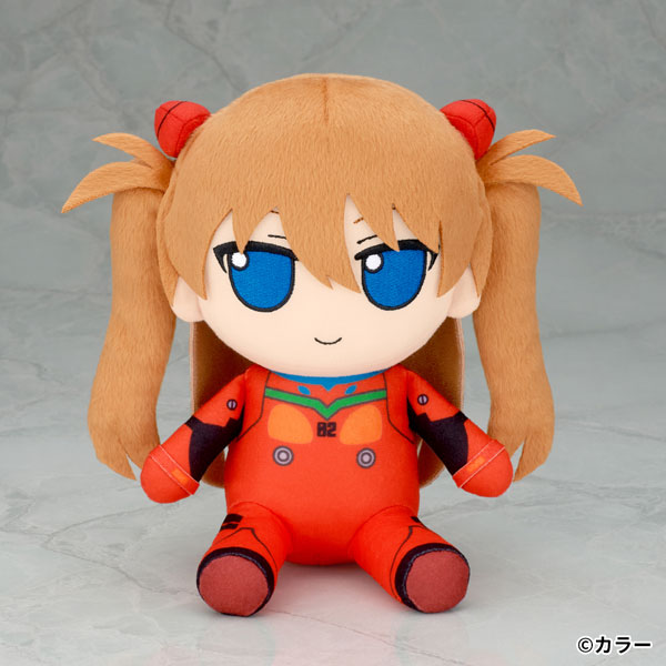 Evangelion Plush Asuka Langley Shikinami (17cm Size) FumoFumo Asuka. (Ichinana Size)