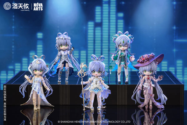 Luo Tianyi 2025 “Infinite Resonance / Flowing Light Concerto” Series Posable Figure 5pcs. Complete BOX (NOVA ARTS)