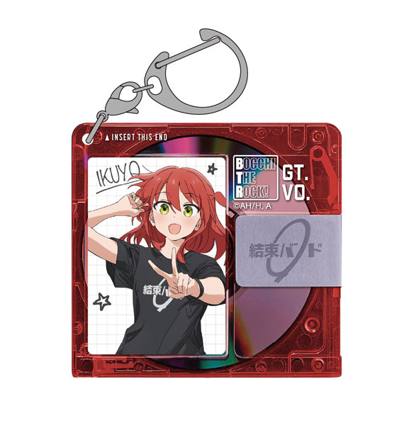 Anime "BOCCHI THE ROCK!" Ikuyo Kita Disc Style Acrylic Multipurpose Keychain