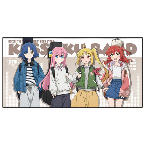 COSPA Anime "BOCCHI THE ROCK!" Kessoku Band 120cm Big Towel Street Fashion Ver.