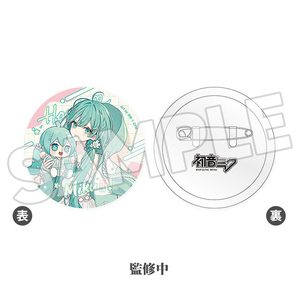 Good Smile Company Character Vocal Series 01 Hatsune Miku Hatsune Miku Miku Hug Series Pinback Button: Flower Ver. รูปภาพ 1