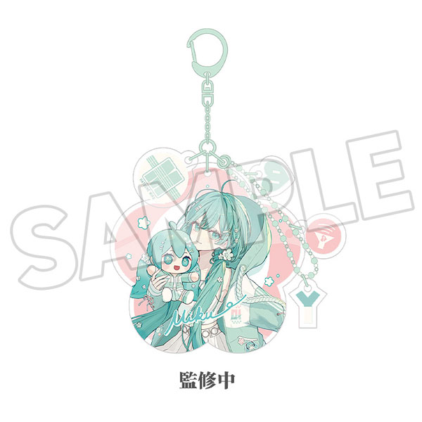 Good Smile Company Hatsune Miku Miku Hug Series Acrylic Keychain: Flower Ver. hình ảnh 1