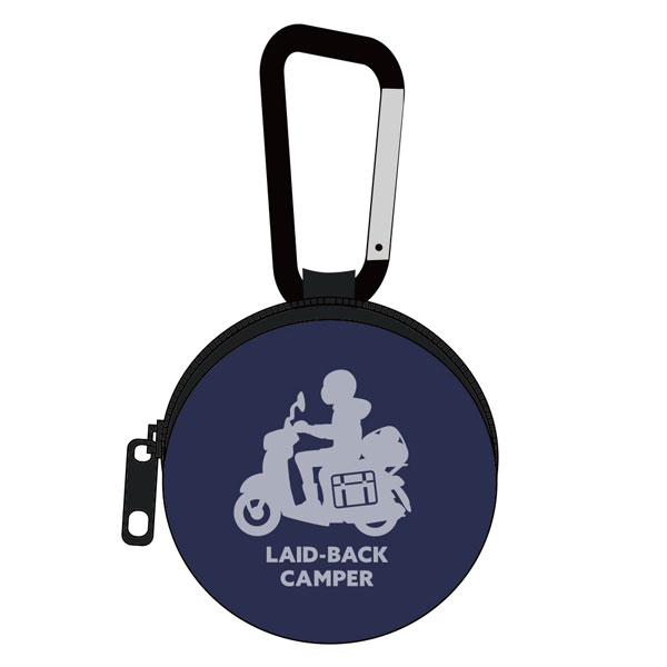COSPA "Yuru Camp SEASON3" Silhouette Bike Rin Shima Mini Pouch w/Carabiner รูปภาพ 1