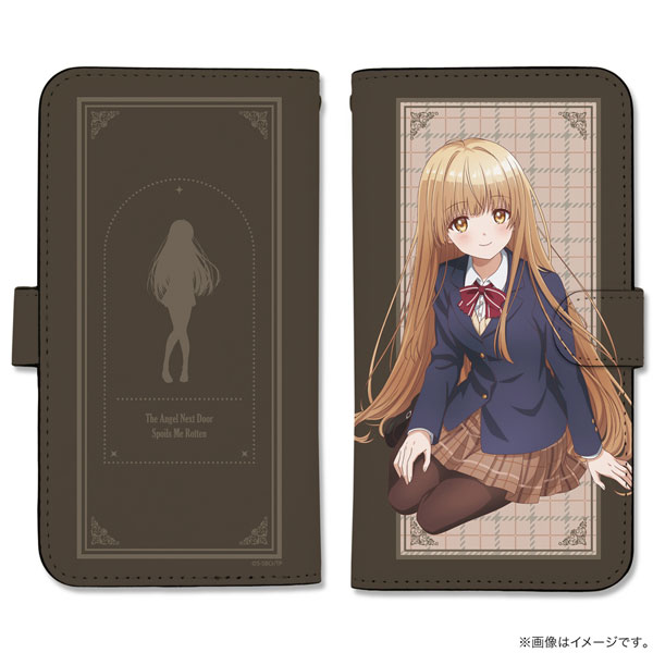 TV Anime The Angel Next Door Spoils Me Rotten Mahiru Shiina Book-style Smartphone Case (Rotating Type) L Size