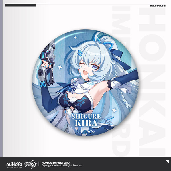 miHoYo Honkai Impact 3rd Standing Design Series Tin Badge Shigure Kira รูปภาพ 1