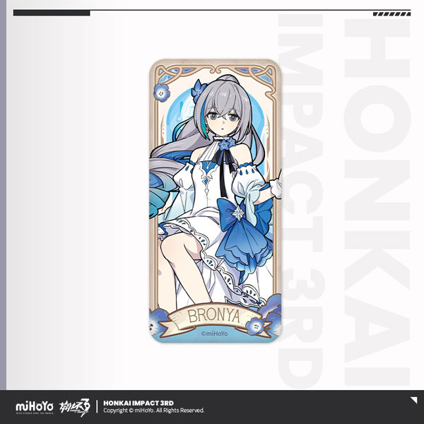 miHoYo Honkai Impact 3rd Ye Zhan Fang Hua Series Tin Badge Bronya รูปภาพ 1