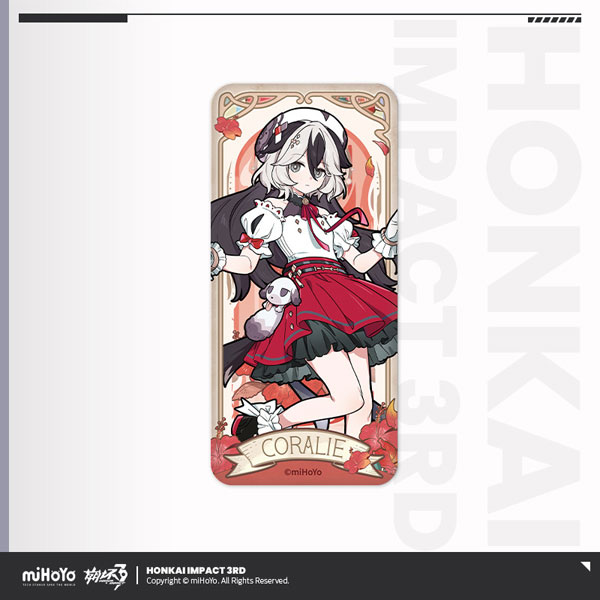 miHoYo Honkai Impact 3rd Ye Zhan Fang Hua Series Tin Badge Coralie รูปภาพ 1