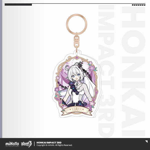 miHoYo Honkai Impact 3rd Ye Zhan Fang Hua Series Window Style Acrylic Strap Kiana รูปภาพ 1