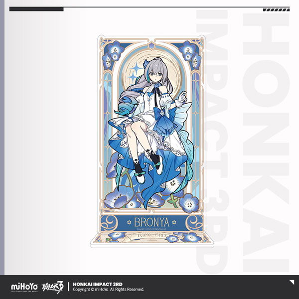 miHoYo Honkai Impact 3rd Ye Zhan Fang Hua Series Film Style Acrylic Stand Bronya รูปภาพ 1