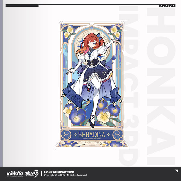 miHoYo Honkai Impact 3rd Ye Zhan Fang Hua Series Film Style Acrylic Stand Senadina รูปภาพ 1