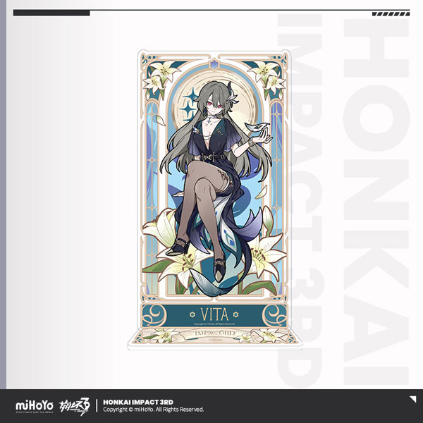 miHoYo Honkai Impact 3rd Ye Zhan Fang Hua Series Film Style Acrylic Stand Vita รูปภาพ 1