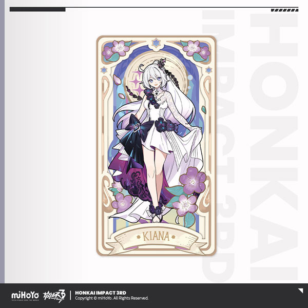 miHoYo Honkai Impact 3rd Ye Zhan Fang Hua Series Clear Card Kiana รูปภาพ 1