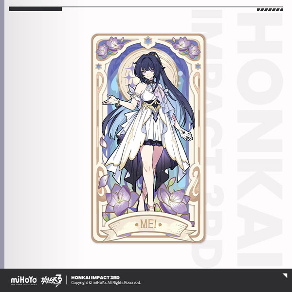 miHoYo Honkai Impact 3rd Ye Zhan Fang Hua Series Clear Card Mei รูปภาพ 1