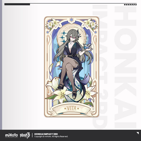 miHoYo Honkai Impact 3rd Ye Zhan Fang Hua Series Clear Card Vita รูปภาพ 1