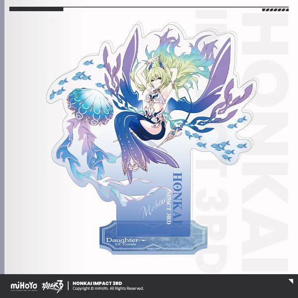 miHoYo Honkai Impact 3rd Shi Fang Xin Shang Series Acrylic Stand Mobius Daughter Of Corals hình ảnh 1