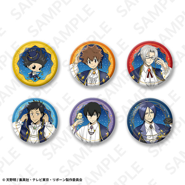 (s)家庭教師ﾋｯﾄﾏﾝREBORN! ﾄﾚｰﾃﾞｨﾝｸﾞ箔押し缶ﾊﾞｯｼﾞ 星座Ver.